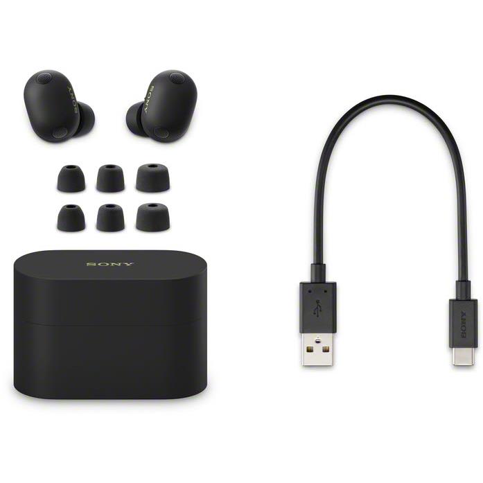 Sony WF-1000X M6 Truly Wireless Noise Cancelling Earbuds (Black)