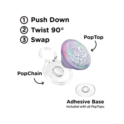 PopSockets PopTop Phone Grip/Holder (Squishy Tidepool Unicorn Mag)