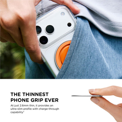 PopSockets Low-Pro PopGrip MagSafe Phone Grip/Stand (Orange)