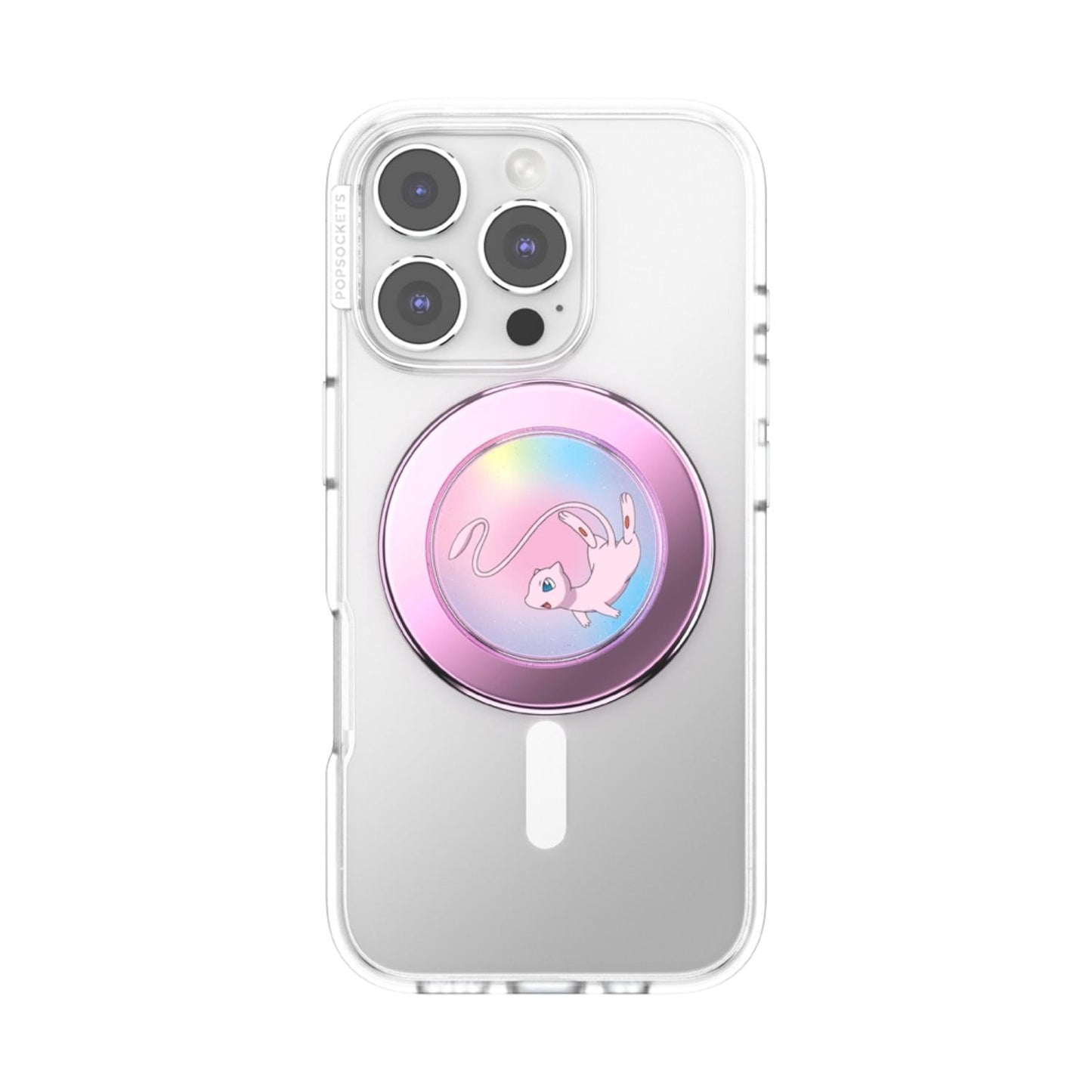 Pokemon X PopSockets PopGrip MagSafe Phone Grip/Stand with Swappable Top (Backspin Mew)