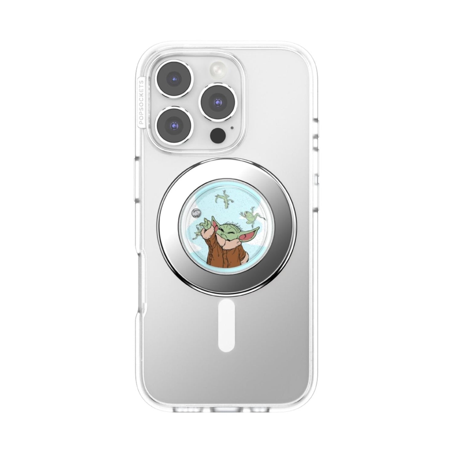 Mandalorian X PopSockets PopGrip MagSafe Phone Grip/Stand with Swappable Top (Tidepool Force Snack)