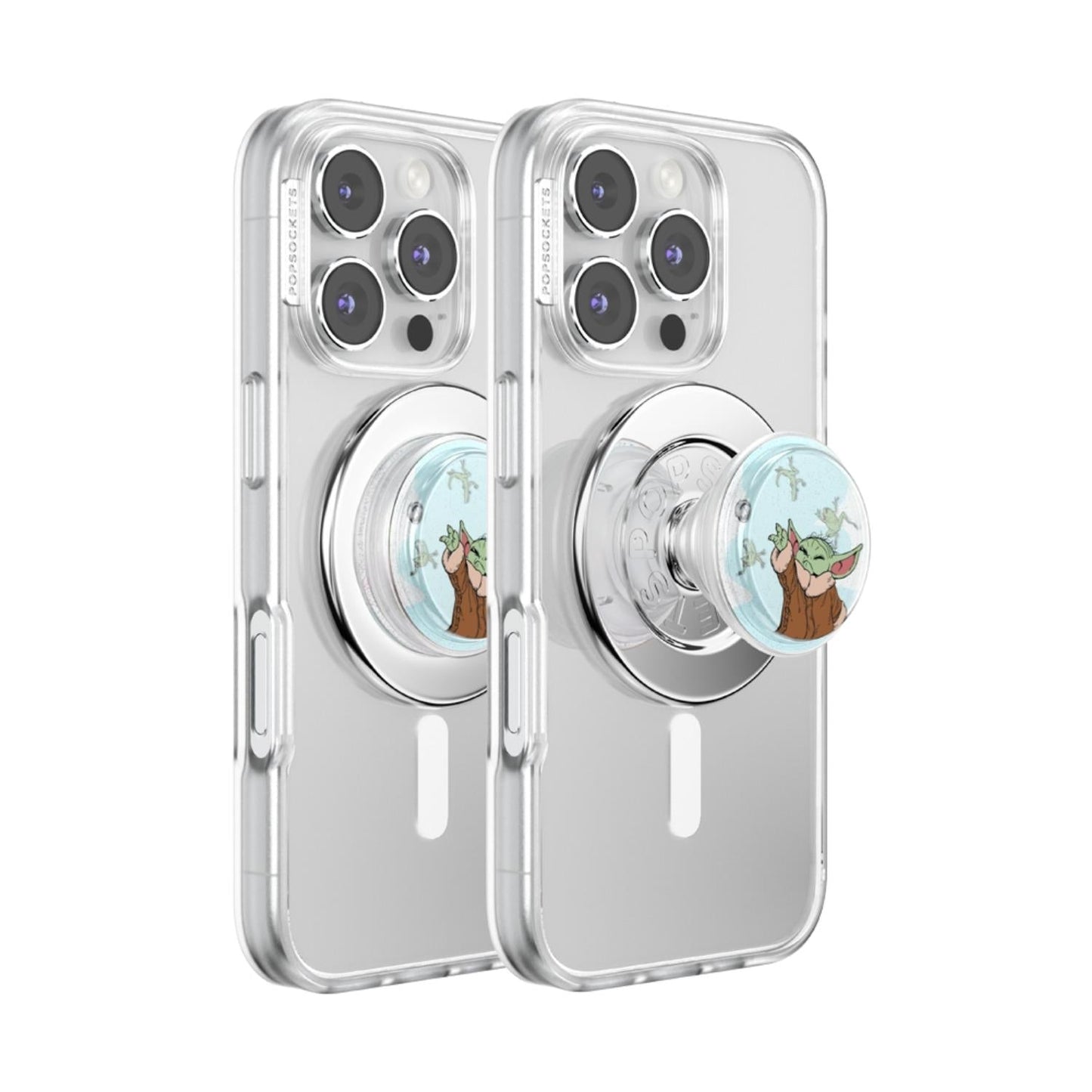 Mandalorian X PopSockets PopGrip MagSafe Phone Grip/Stand with Swappable Top (Tidepool Force Snack)
