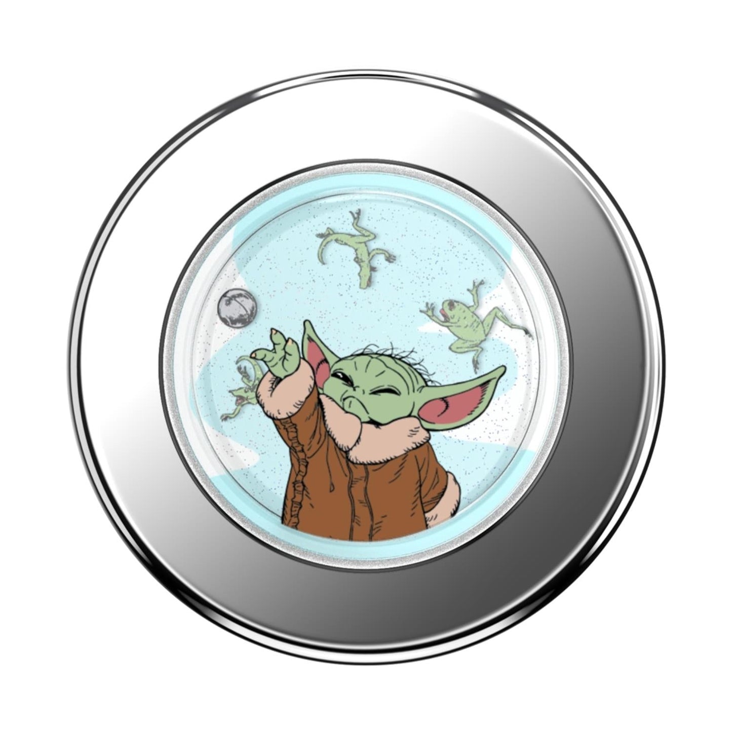 Mandalorian X PopSockets PopGrip MagSafe Phone Grip/Stand with Swappable Top (Tidepool Force Snack)