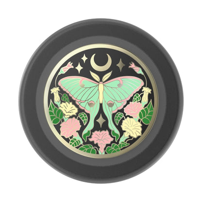 PopSockets PopGrip MagSafe Phone Grip/Stand with Swappable Top (Luna Moth)