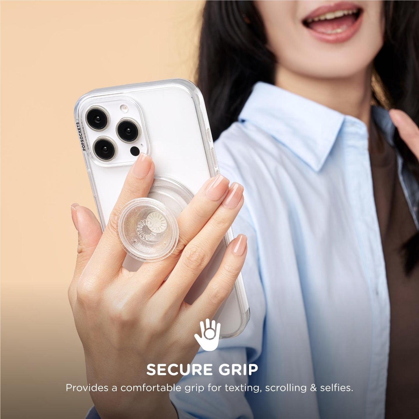 Toy Story X PopSockets PopGrip MagSafe Phone Grip/Stand with Swappable Top (Popout Lotso)