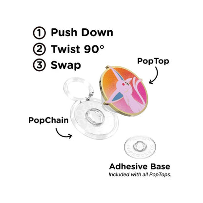 Pokemon X Popsockets PopTop Phone Grip/Holder (Espeon Morning Sun)