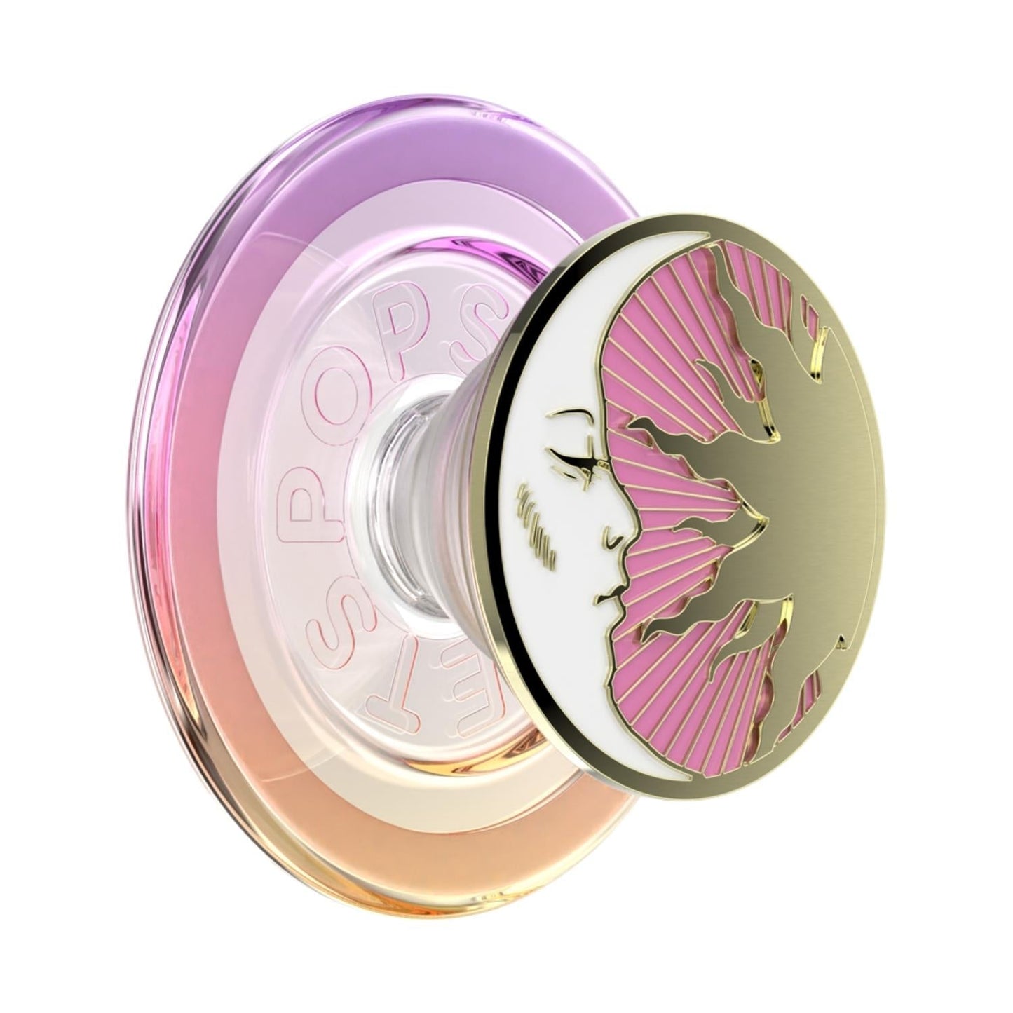 PopSockets PopGrip MagSafe Phone Grip/Stand with Swappable Top (Lunar Dreams Pink)