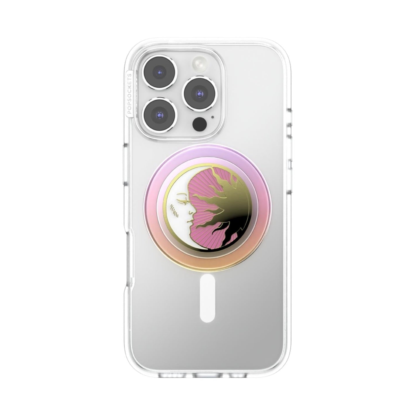 PopSockets PopGrip MagSafe Phone Grip/Stand with Swappable Top (Lunar Dreams Pink)