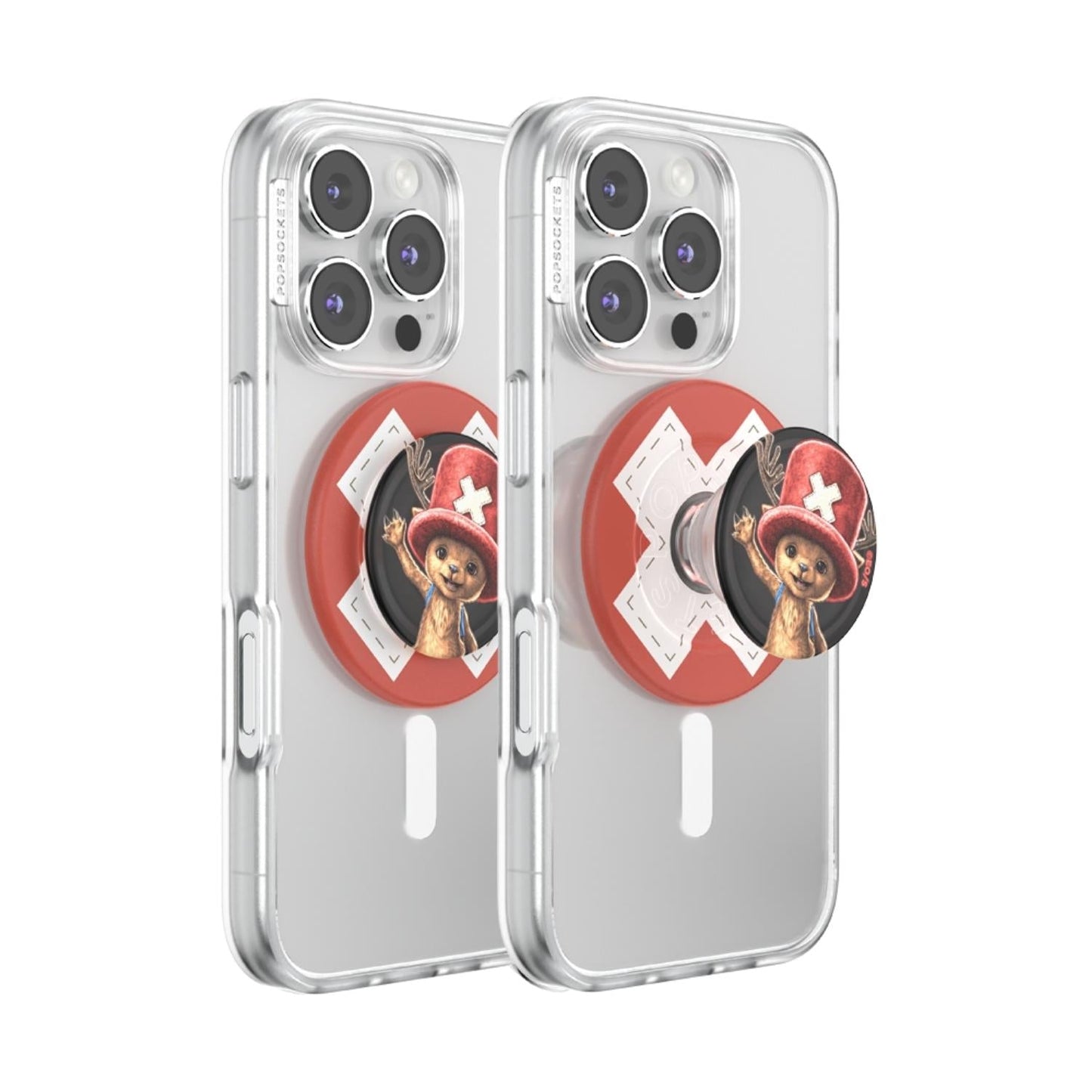One Piece X PopSockets PopGrip MagSafe Phone Grip/Stand with Swappable Top (Chopper)