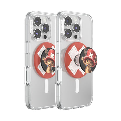 One Piece X PopSockets PopGrip MagSafe Phone Grip/Stand with Swappable Top (Chopper)
