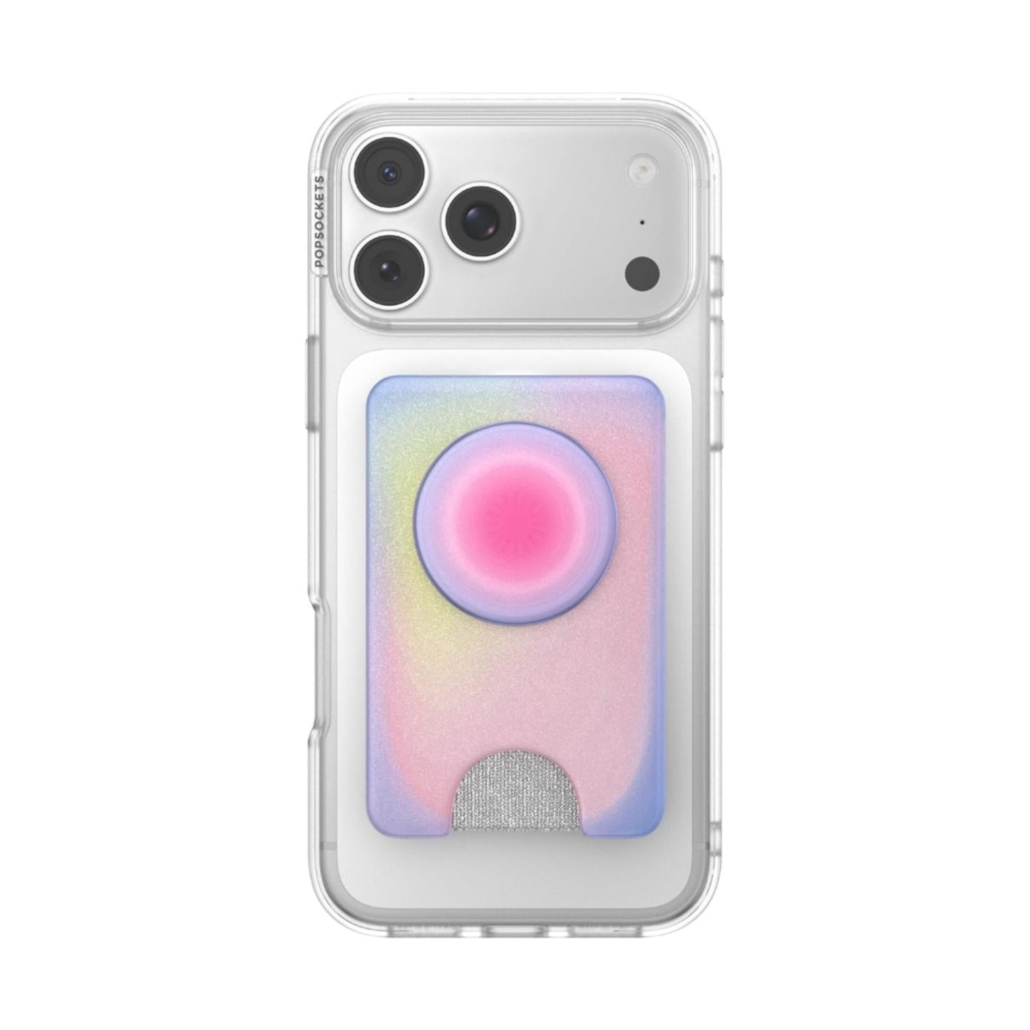 PopSockets PopWallet+ MagSafe Kick-Out Phone Wallet and Stand (Aura)