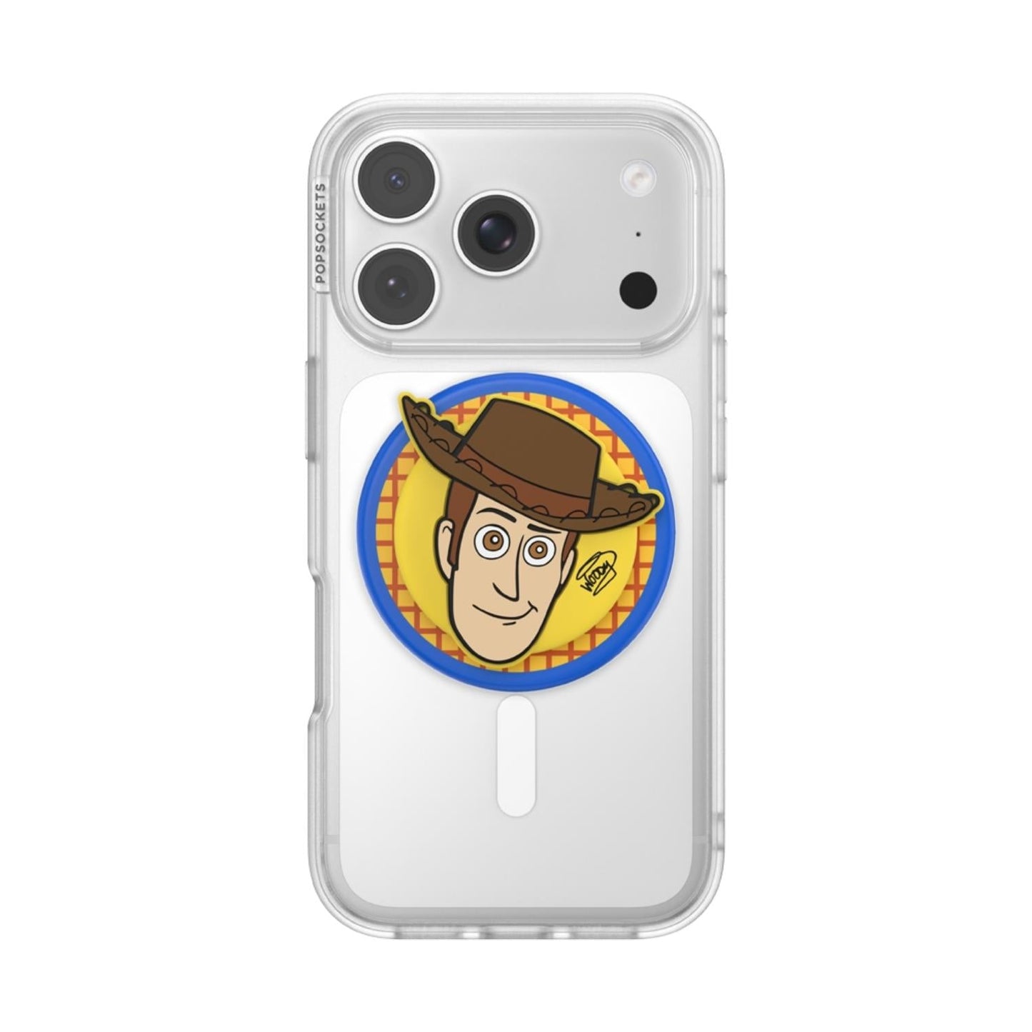 Toy Story X PopSockets PopGrip MagSafe Phone Grip/Stand with Swappable Top (Popout Woody)