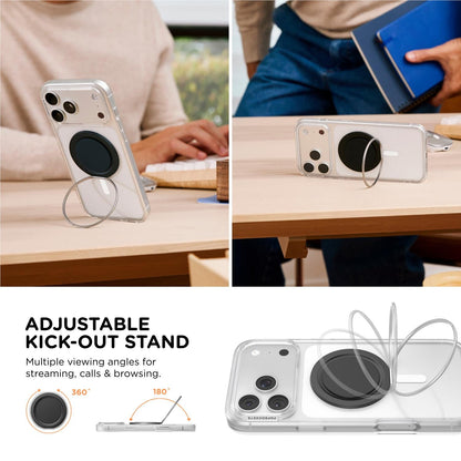 PopSockets Low-Pro PopGrip MagSafe Phone Grip/Stand (Black)