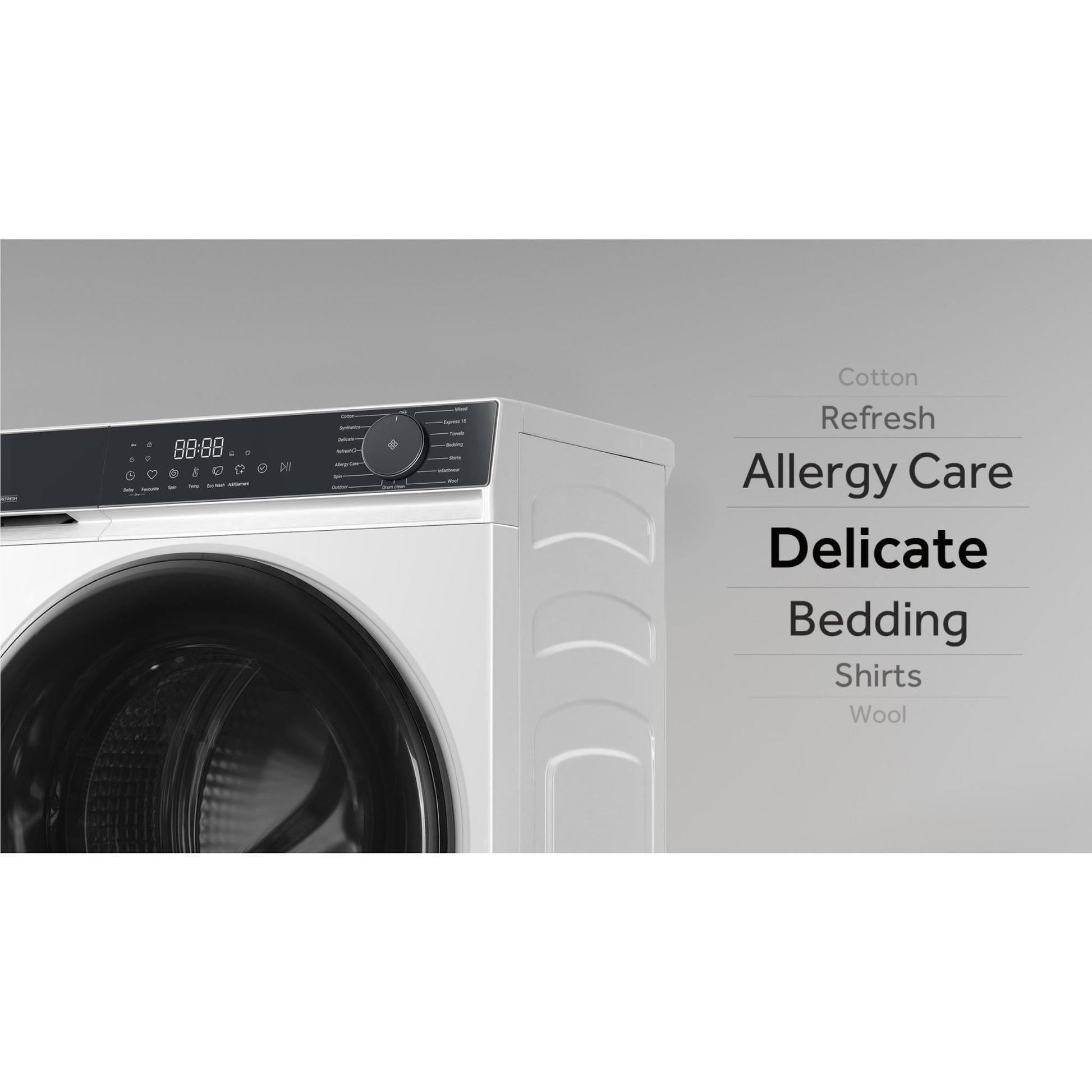 Haier HWF75KW1 300 Series 7.5kg Front Load Washer (White)