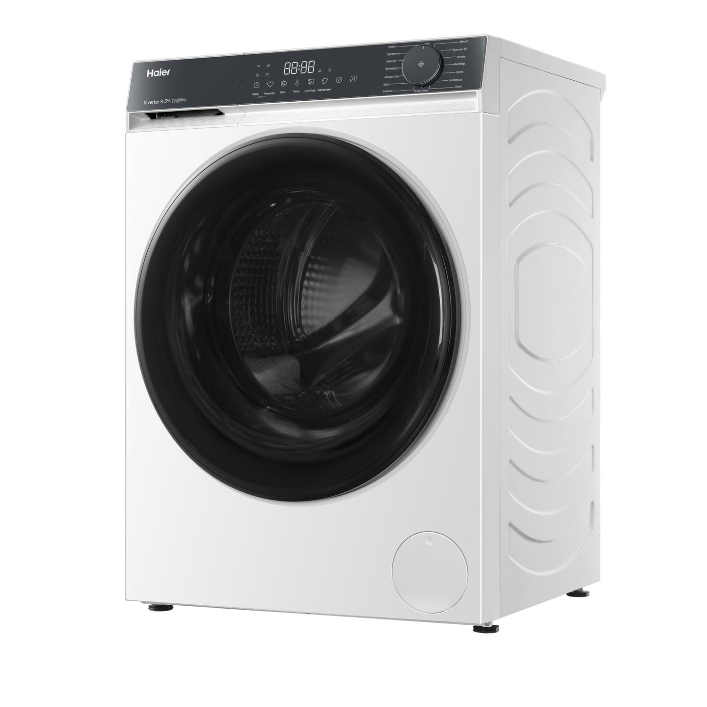 Haier HWF85KW1 300 Series 8.5kg Front Load Washer (White)