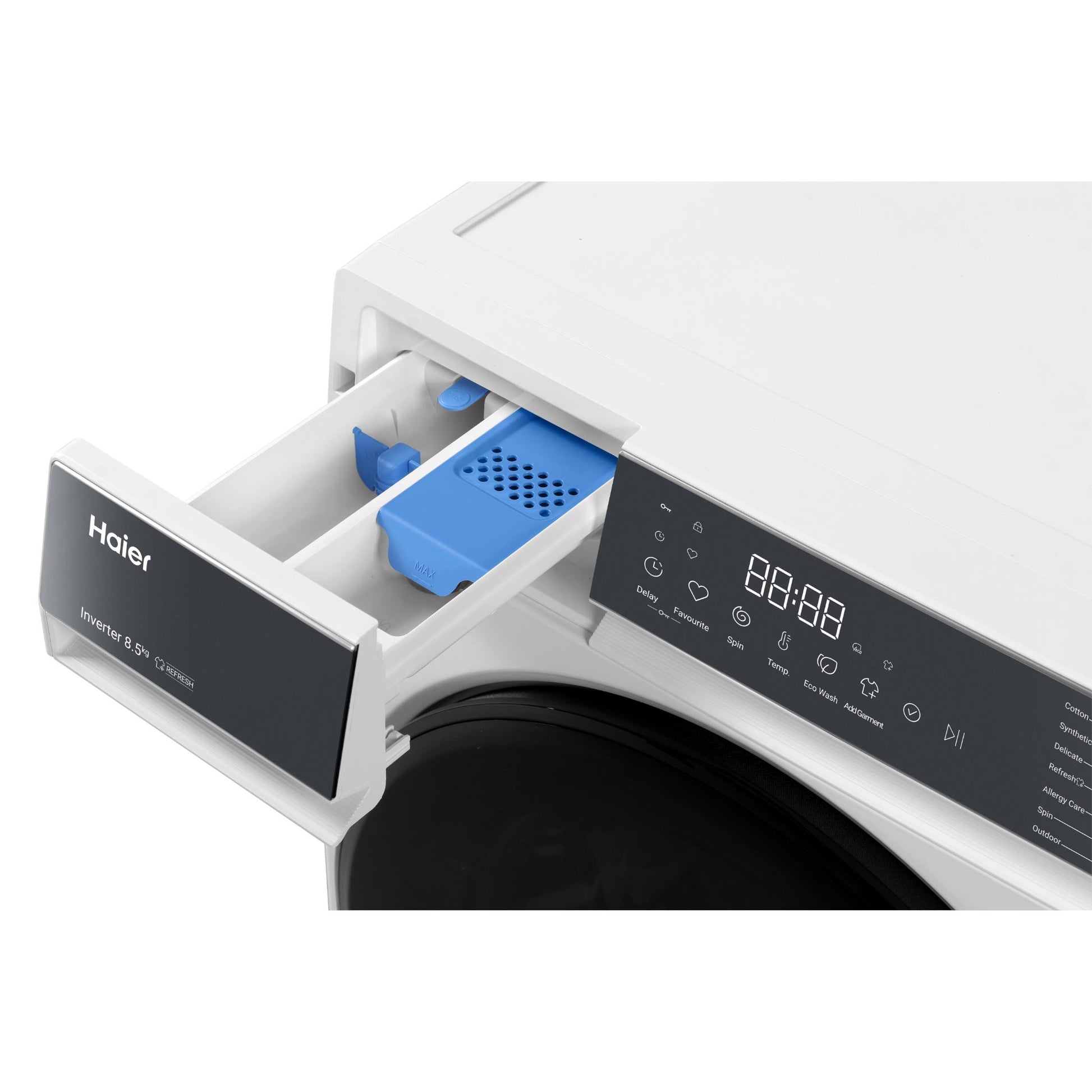 Haier HWF85KW1 300 Series 8.5kg Front Load Washer (White)