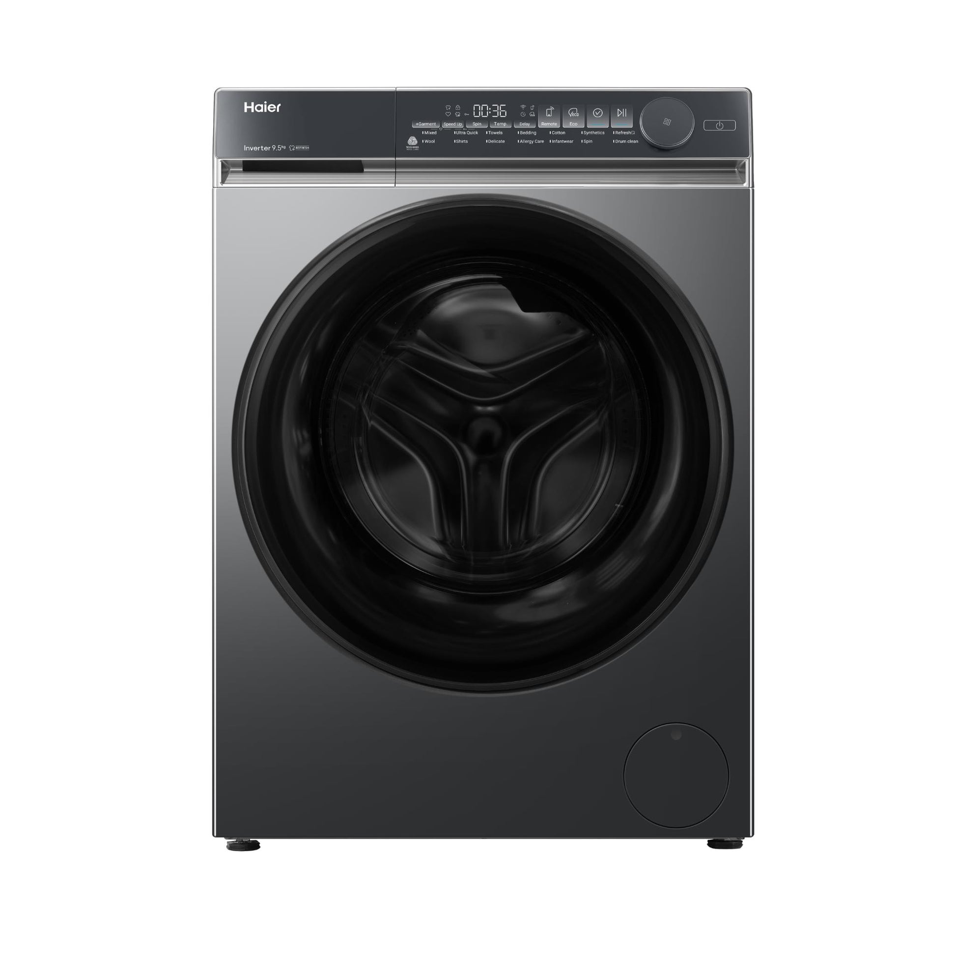 Haier HWFS95NB1 500 Series 9.5kg Front Load Washer (Dark)