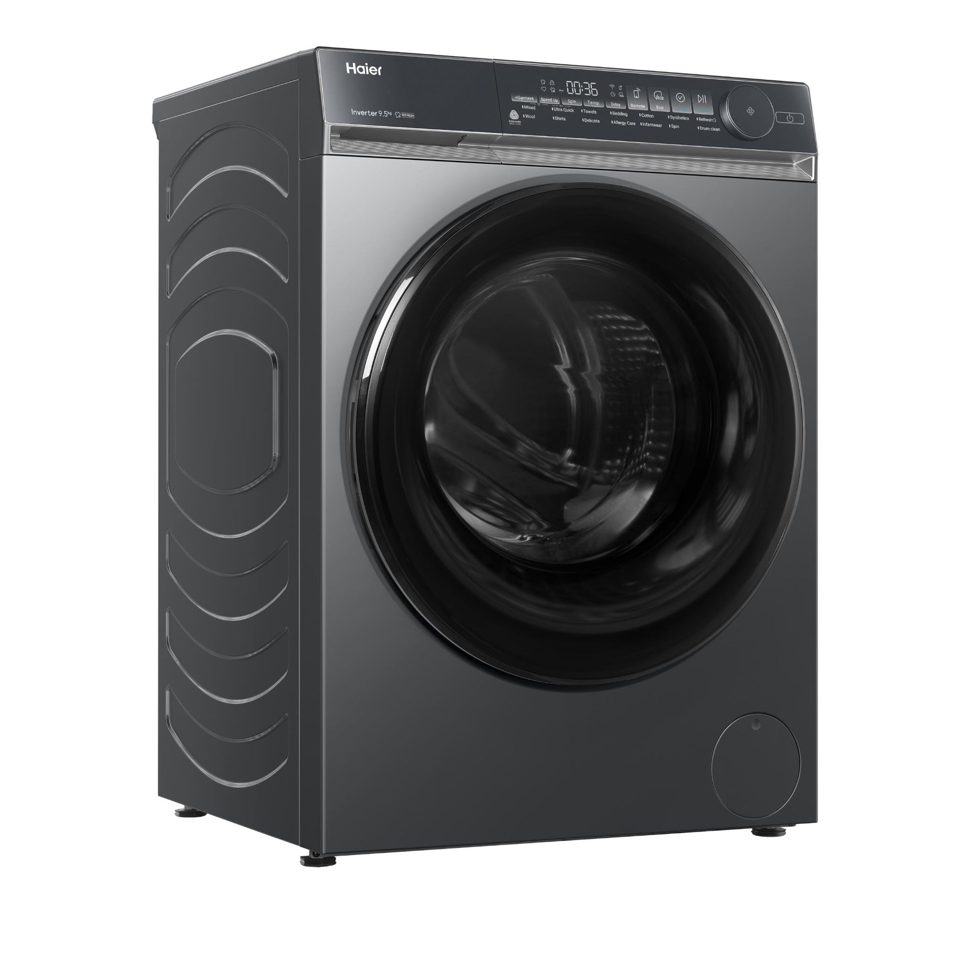 Haier HWFS95NB1 500 Series 9.5kg Front Load Washer (Dark)