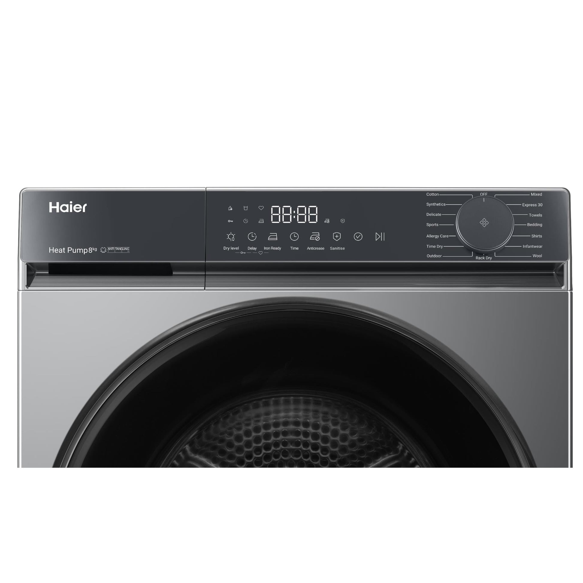 Haier HDHPS80KB1 300 Series 8kg Heat Pump Dryer (Dark)