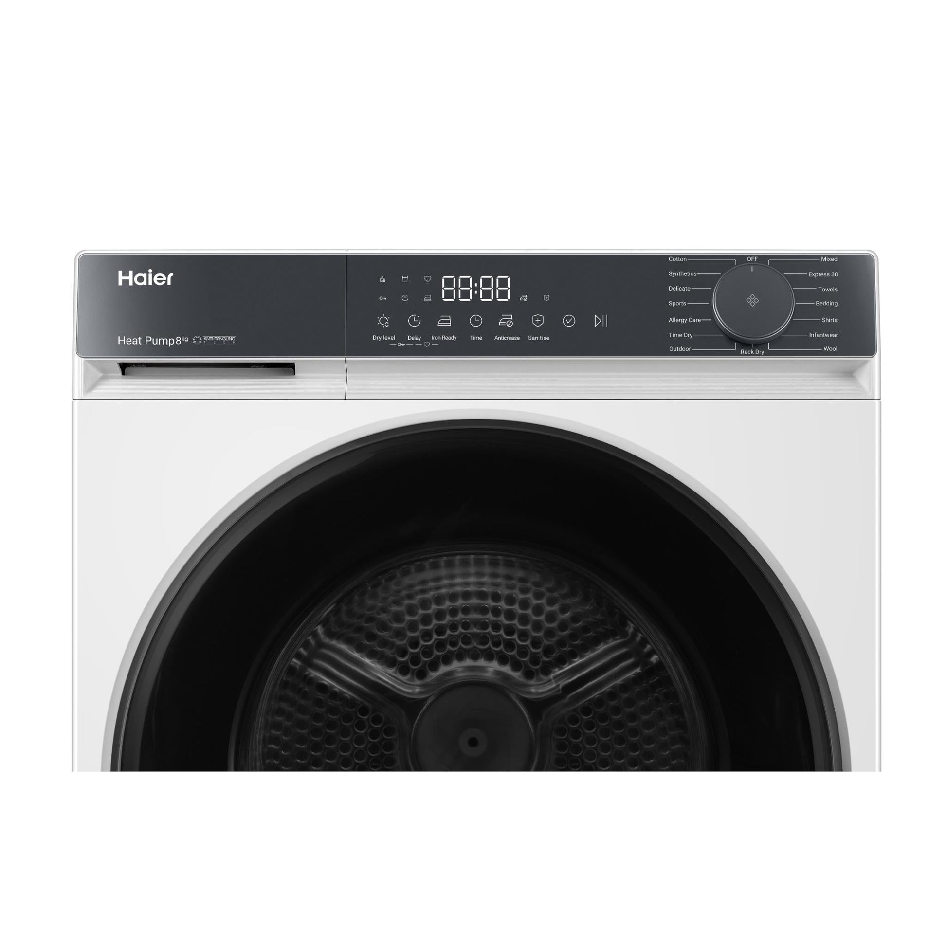 Haier HDHPS80KW1 300 Series 8kg Heat Pump Dryer (White)