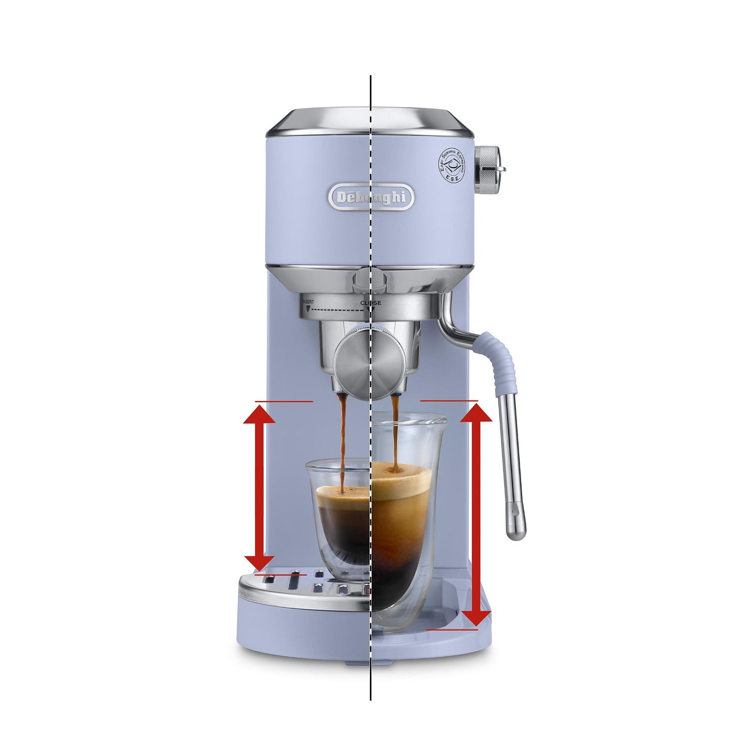 De'Longhi EC890BK Dedica Duo with Cold Brew Coffee Machine (Blue)