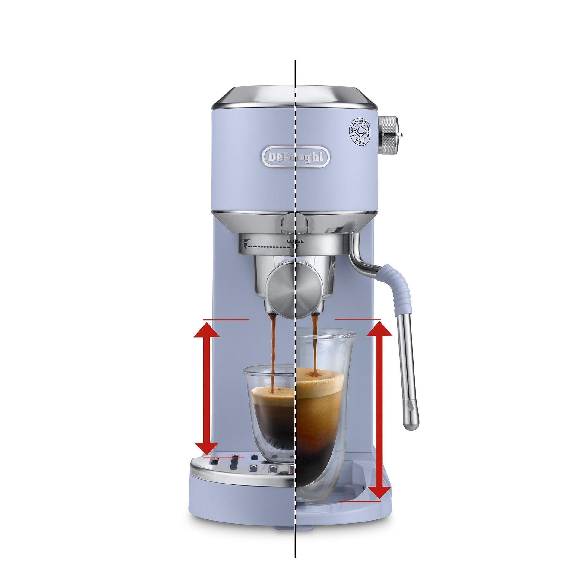 De'Longhi EC890BK Dedica Duo with Cold Brew Coffee Machine (Blue)