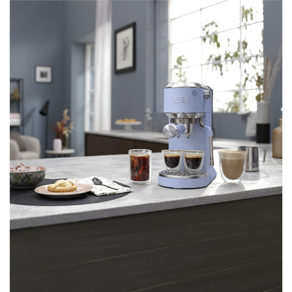 De'Longhi EC890BK Dedica Duo with Cold Brew Coffee Machine (Blue)