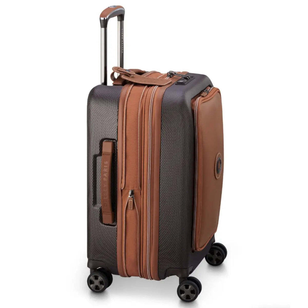 Delsey Chatelet Air 2.0 - 55 cm Expandable Laptop Cabin Suitcase - Brown