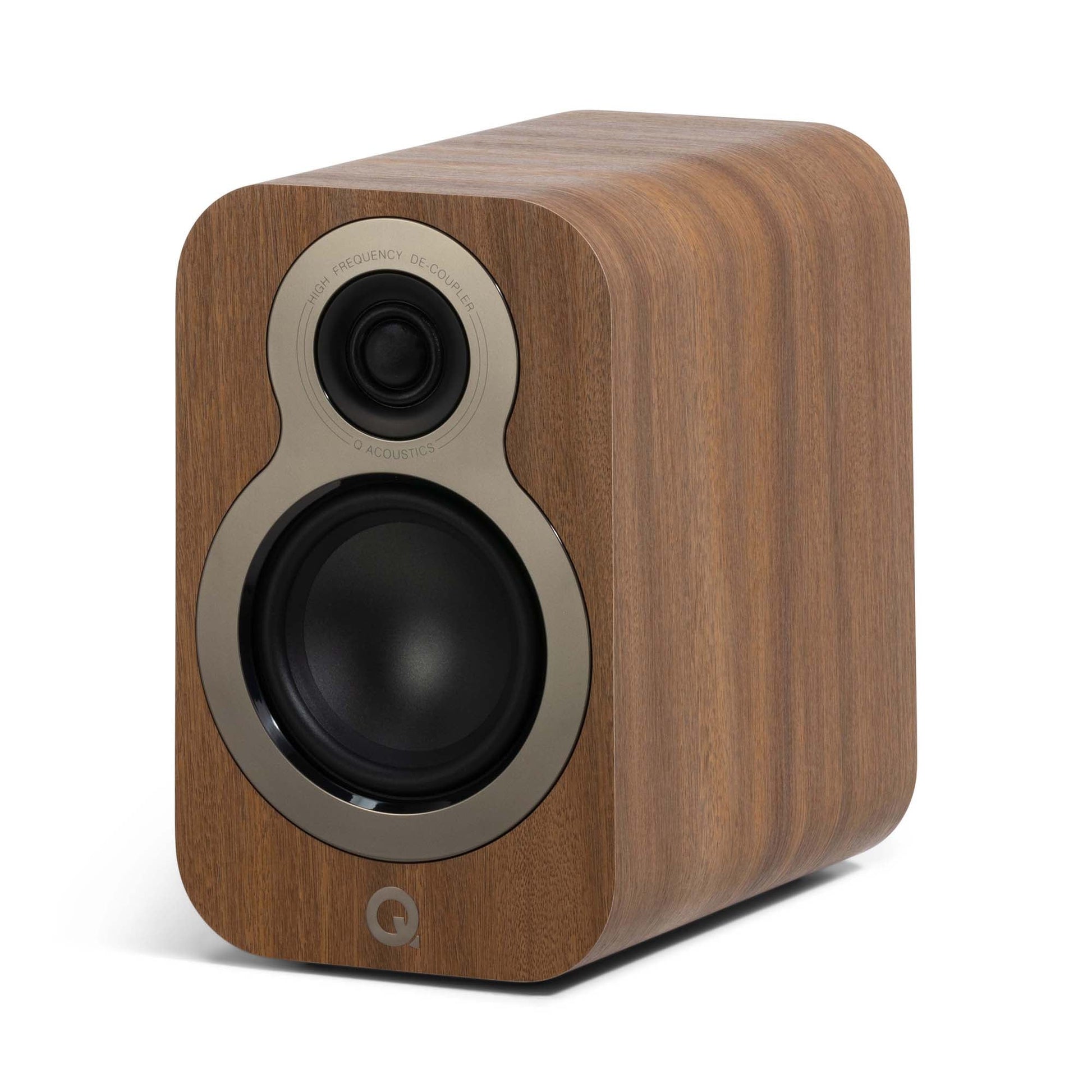 Q Acoustics 3010c Bookshelf Speakers Pin Oak Pair