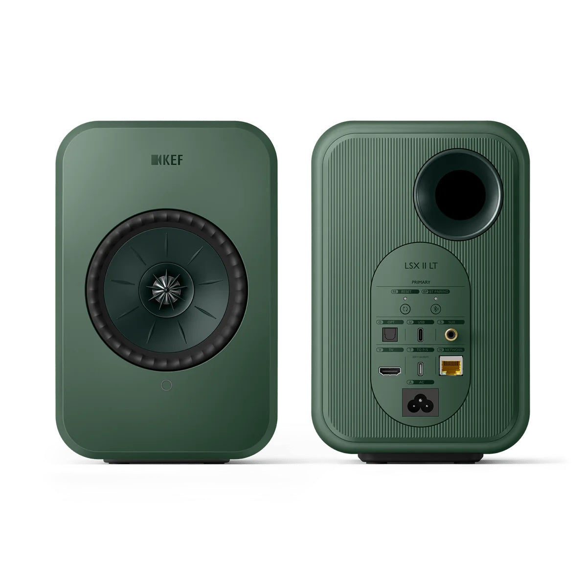 KEF LSX II LT Powered Hifi Speakers Pair (Sage Green)