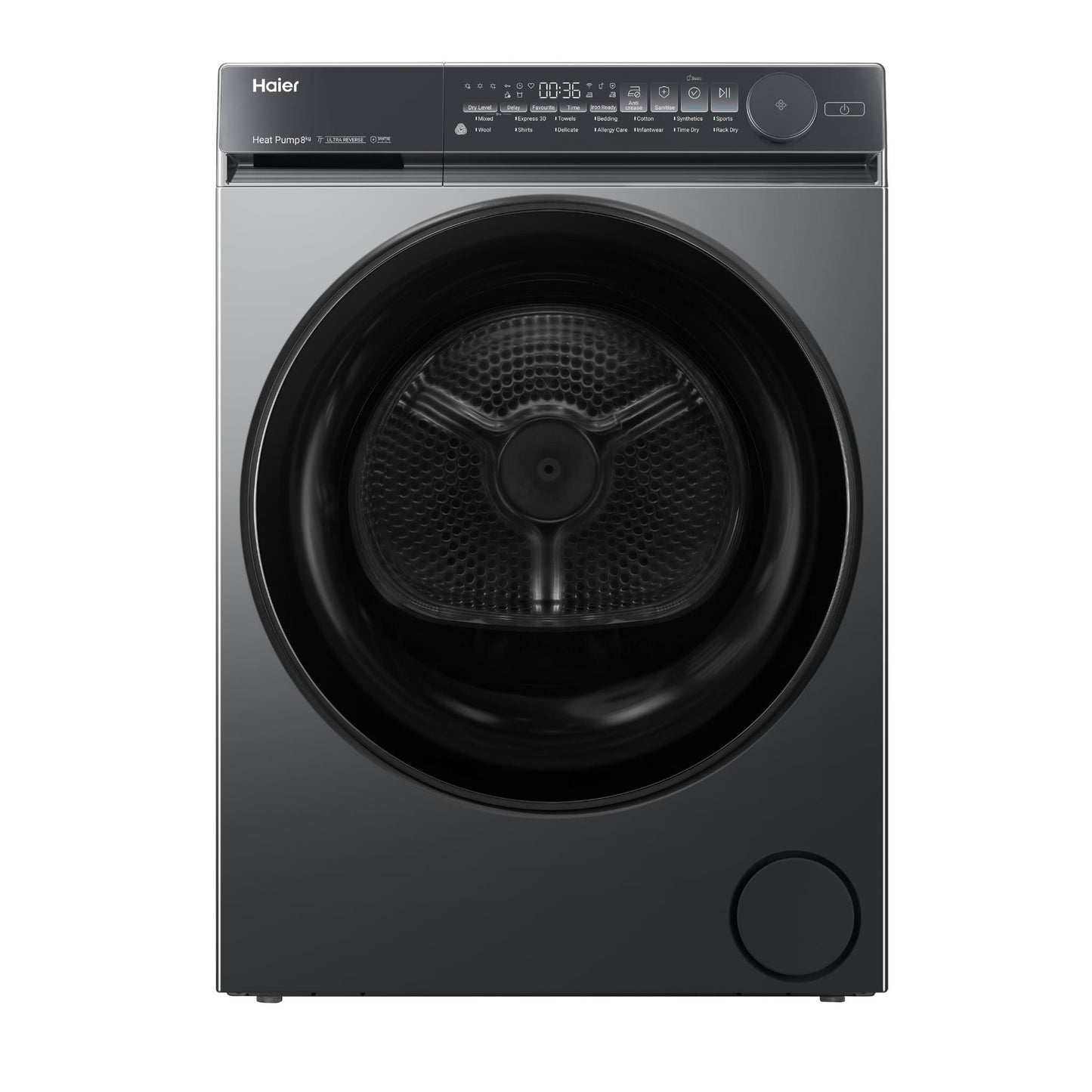 Haier HDHPS80NB1 500 Series 8kg Heat Pump Dryer (Dark)