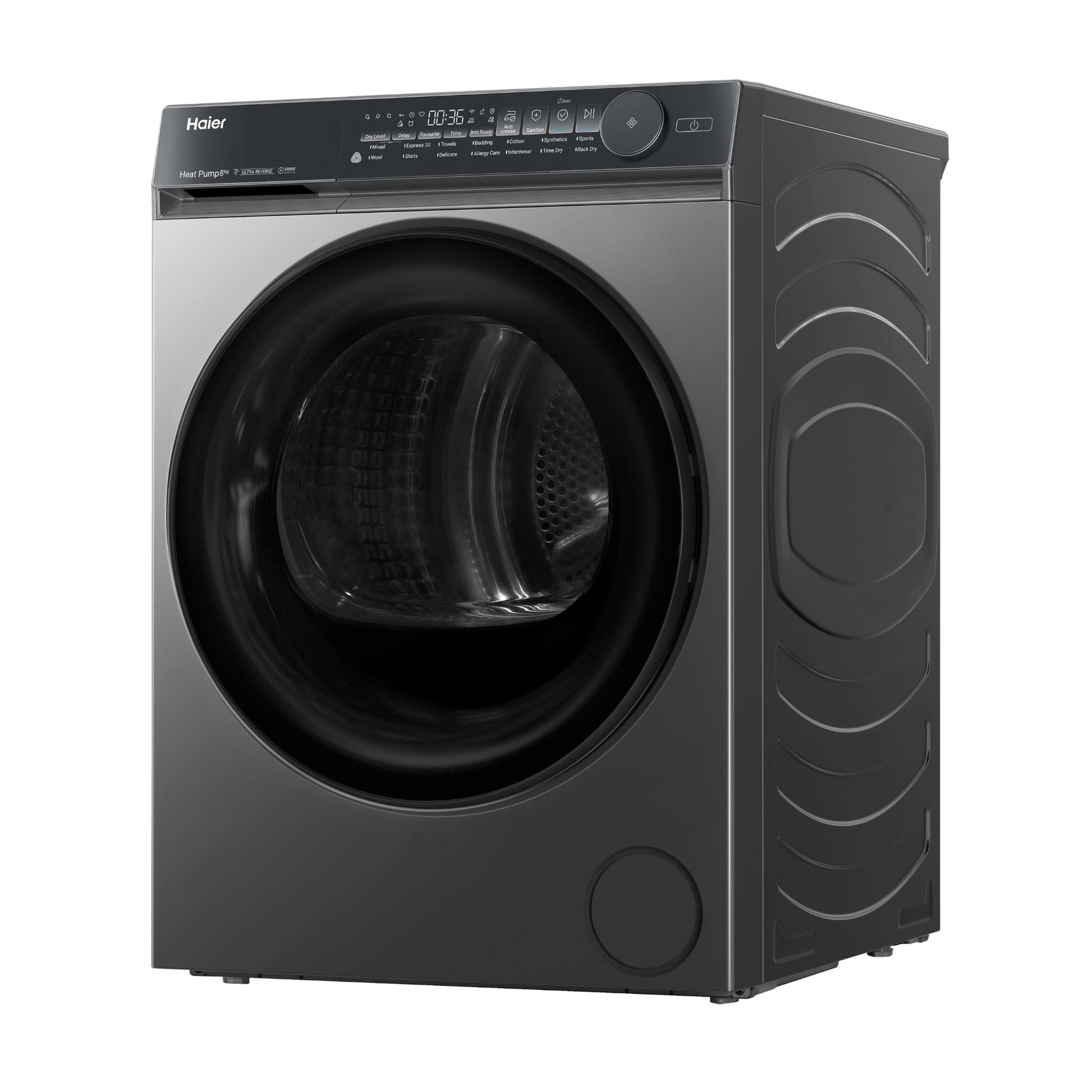 Haier HDHPS80NB1 500 Series 8kg Heat Pump Dryer (Dark)
