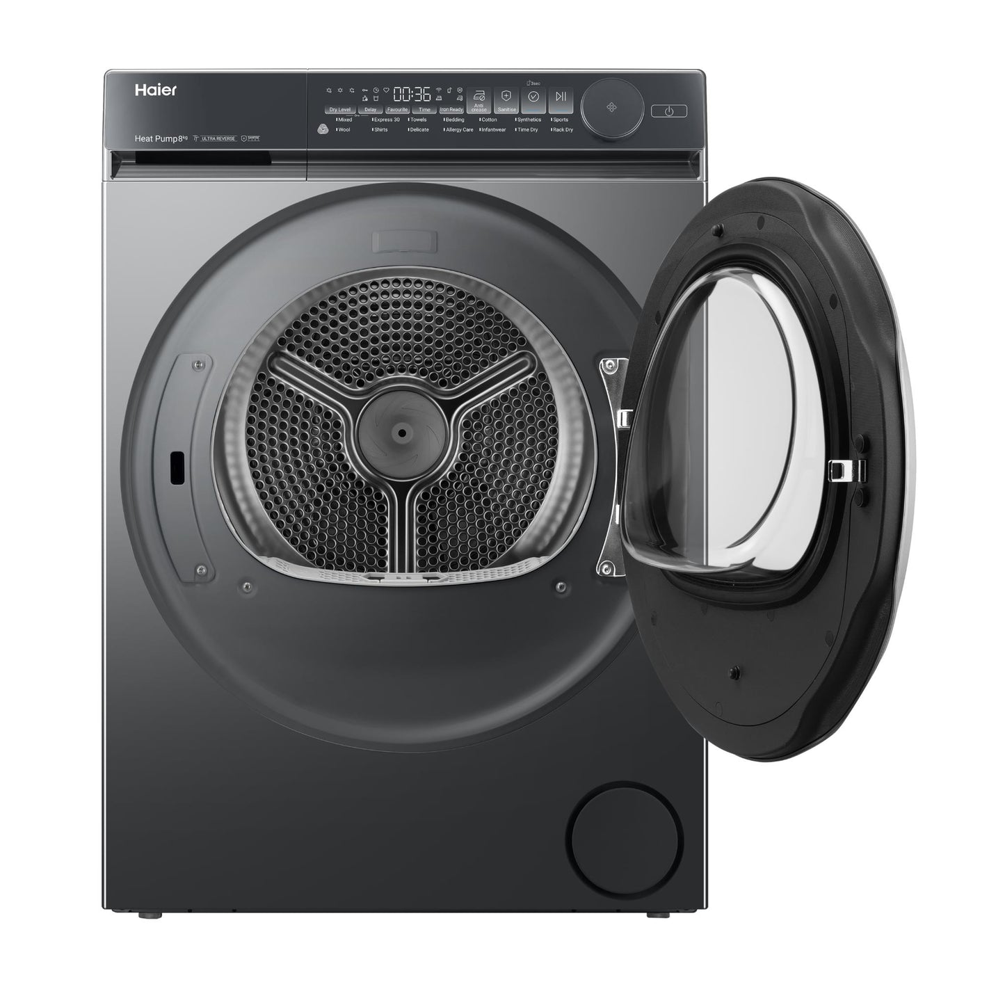 Haier HDHPS80NB1 500 Series 8kg Heat Pump Dryer (Dark)