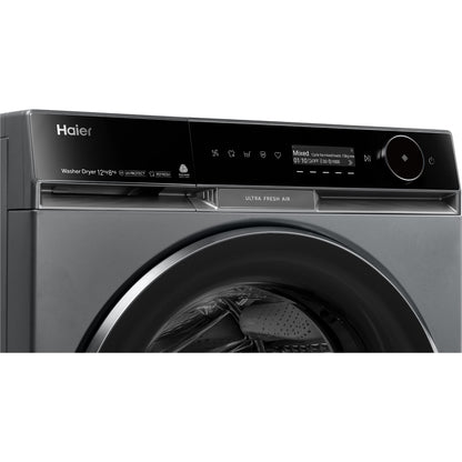 Haier HWD1280PXB1 600 Series 12kg/8kg Front Load Washer Dryer Combo (Dark)