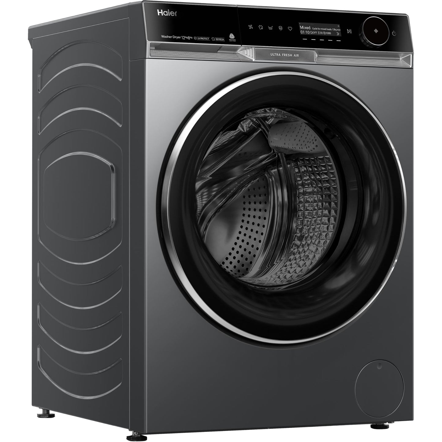 Haier HWD1280PXB1 600 Series 12kg/8kg Front Load Washer Dryer Combo (Dark)