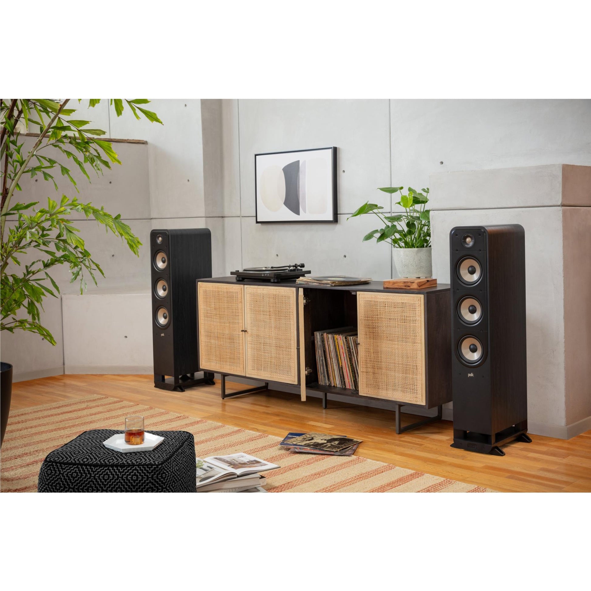 Polk Audio  ES60 Floorstanding Speakers (Black) [Pair]