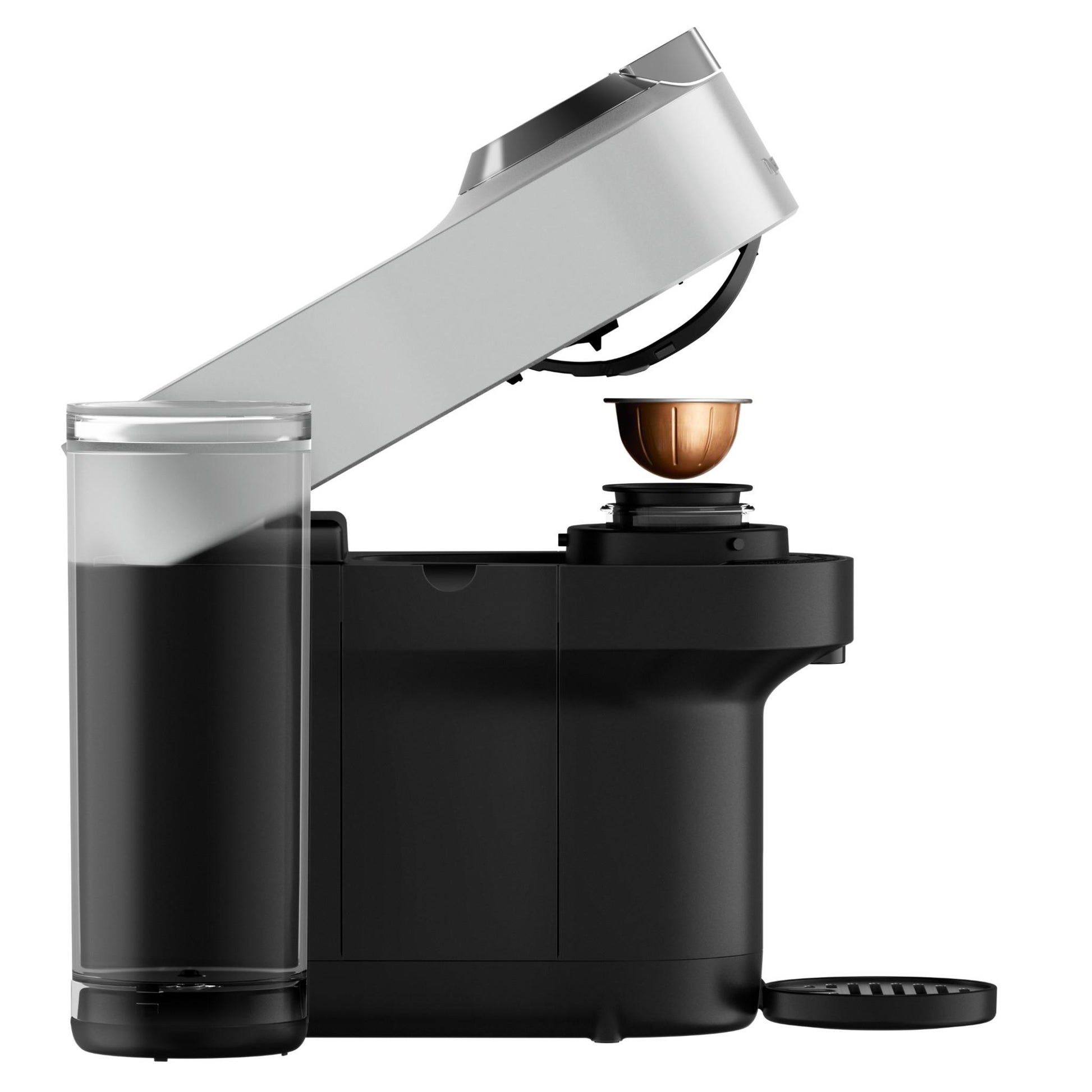 De'longhi Nespresso Vertuo Pop+ Coffee Machine Bundle (Deluxe Silver)