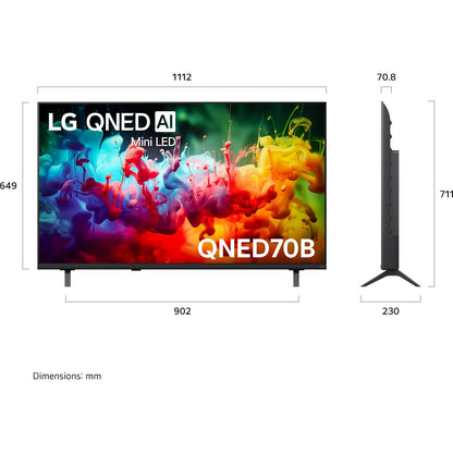 LG 50" QNED70B AI Mini-LED 4K Smart TV [2026]