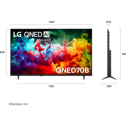 LG 65" QNED70B AI Mini-LED 4K Smart TV [2026]