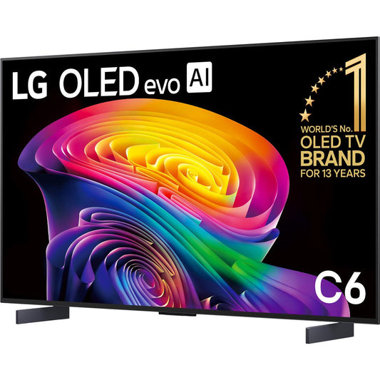 LG 42" OLED EVO AI C6 4K Smart TV [2026]