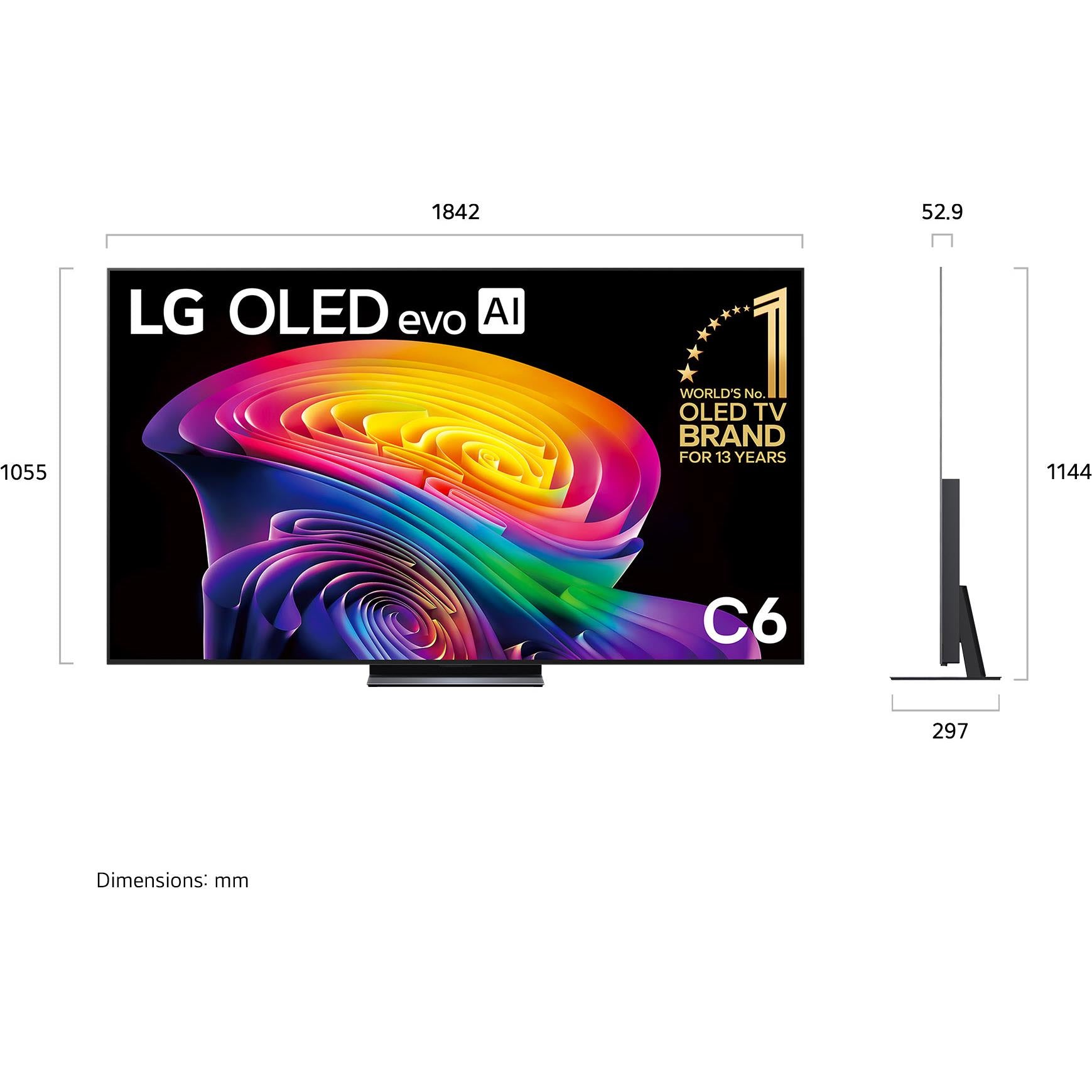 LG 83" OLED EVO AI C6 4K Smart TV [2026]
