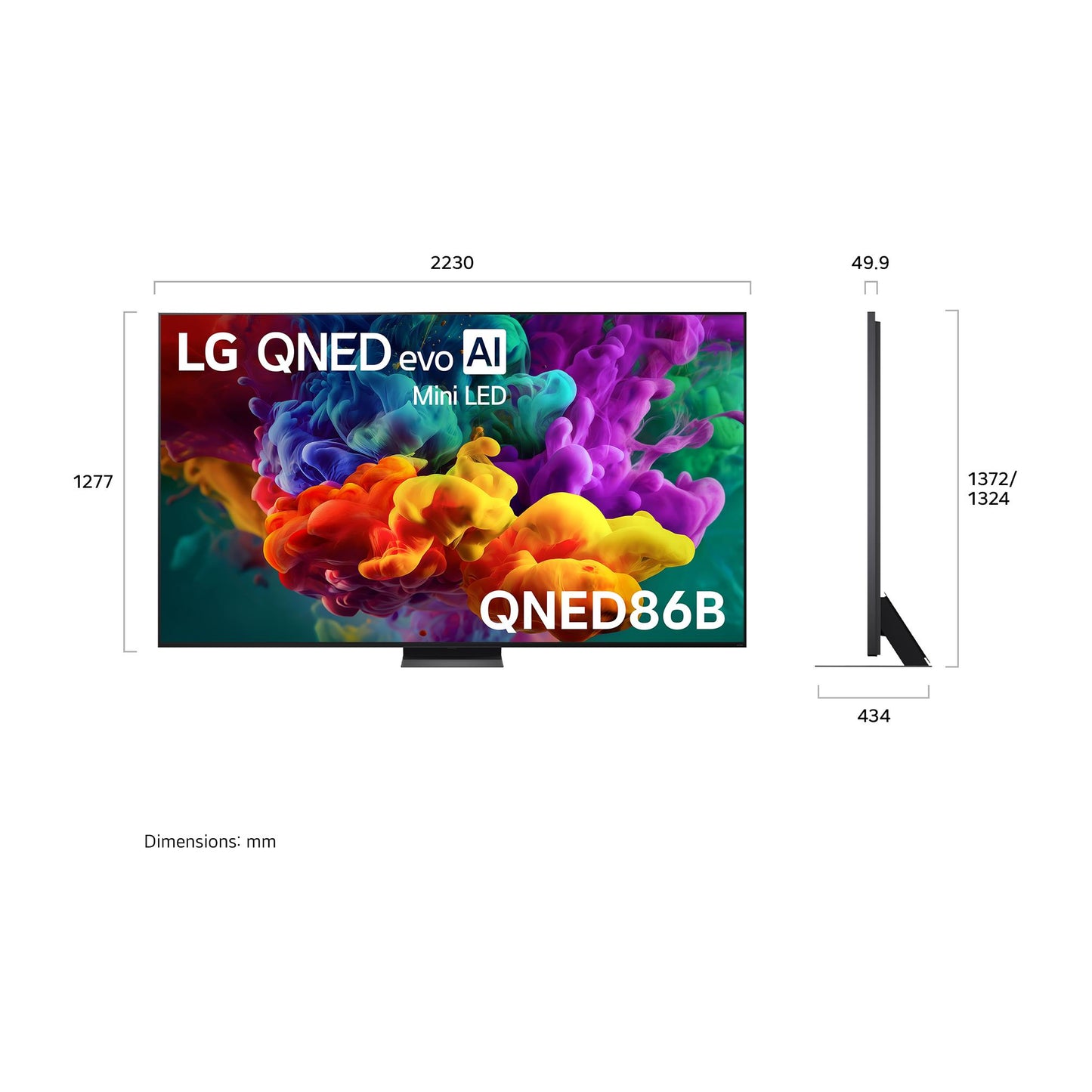 LG 100" QNED86B EVO AI Mini LED 4K Smart TV [2026]