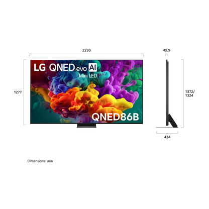 LG 100" QNED86B EVO AI Mini LED 4K Smart TV [2026]