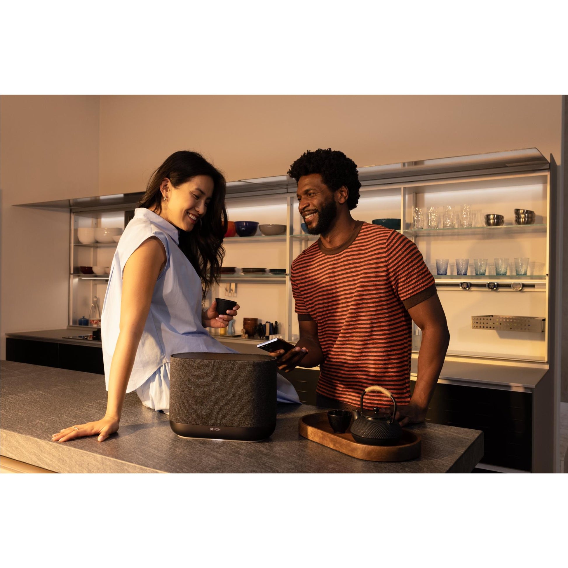 Denon Home 400 Wireless Smart Speaker Powered by Heos


 (Charcoal)