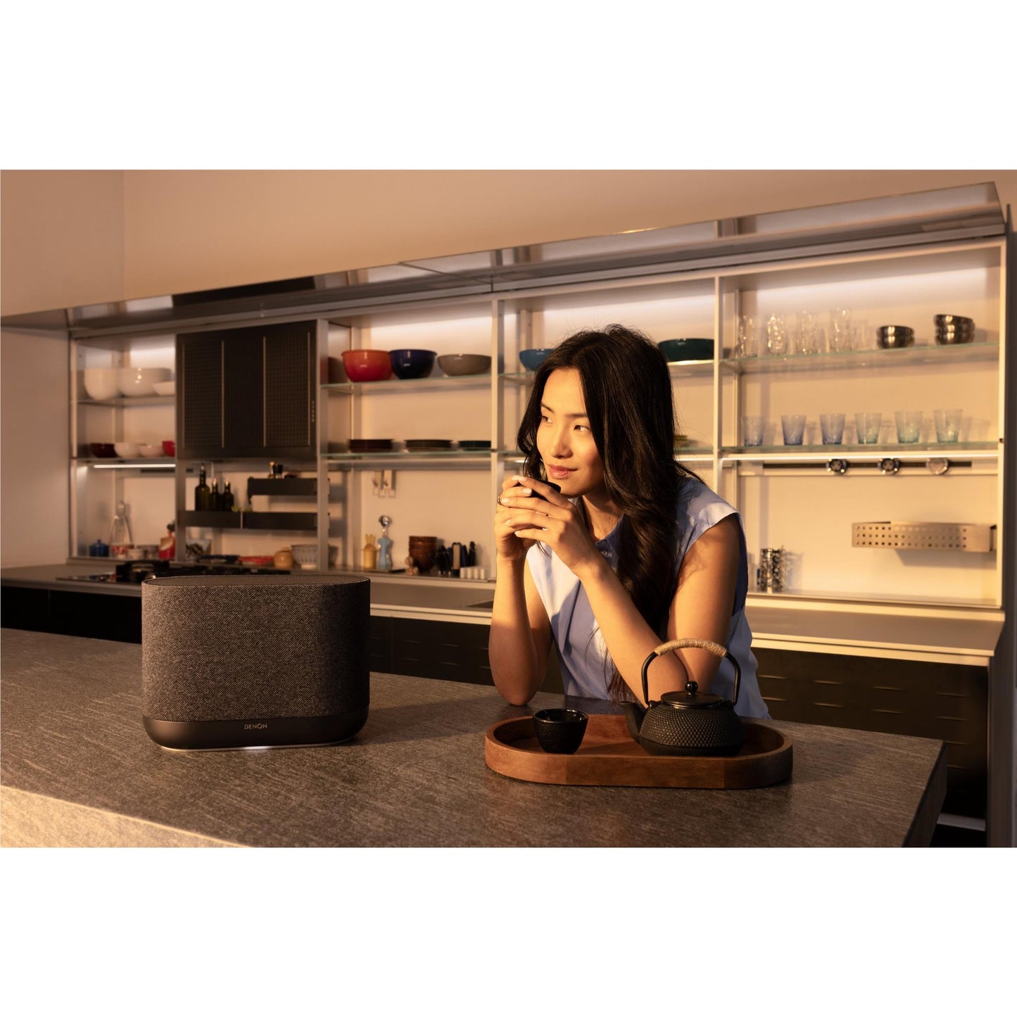 Denon Home 400 Wireless Smart Speaker Powered by Heos


 (Charcoal)