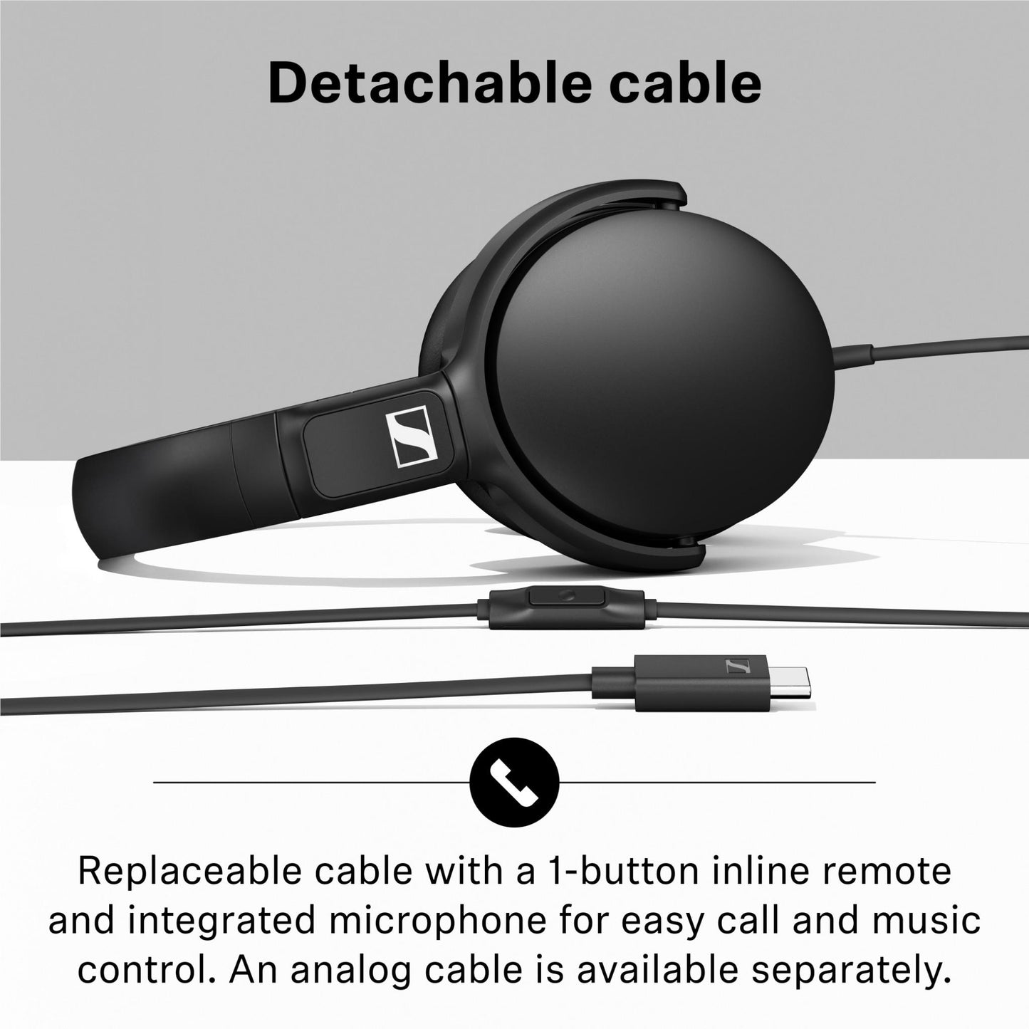 Sennheiser HD 400 Wired USB-C Over-Ear Headphones