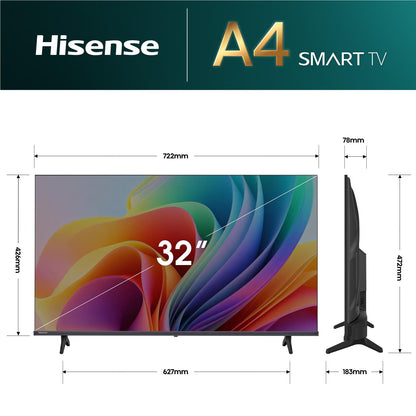 Hisense 32" A4SAU HD Smart TV [2026]