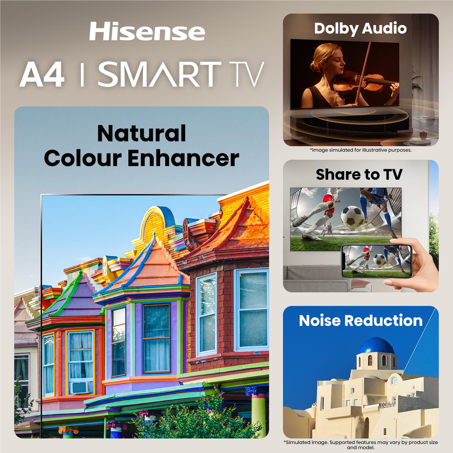 Hisense 32" A4SAU HD Smart TV [2026]