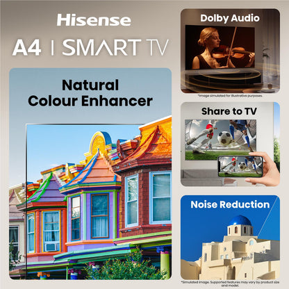 Hisense 32" A4SAU HD Smart TV [2026]