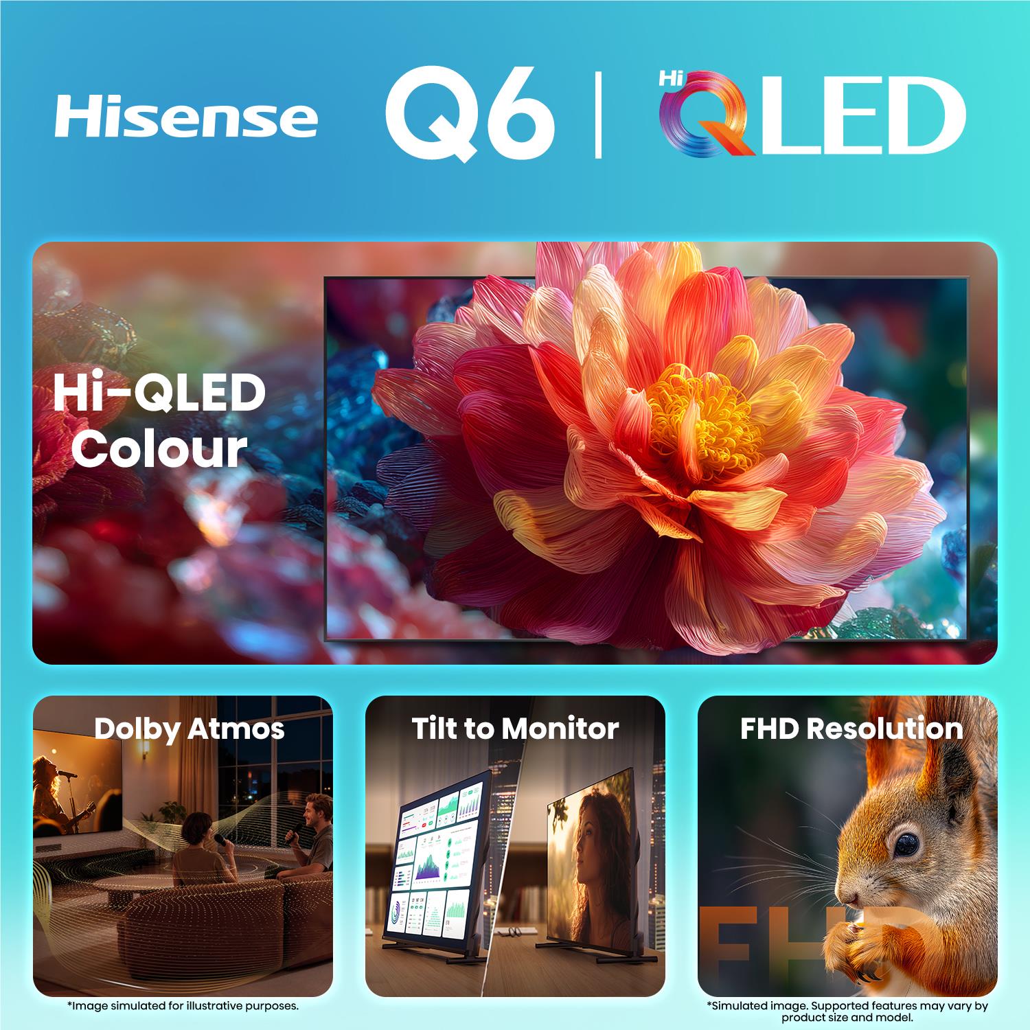 Hisense 32" Q6SAU Full HD Hi-QLED Smart TV [2026]